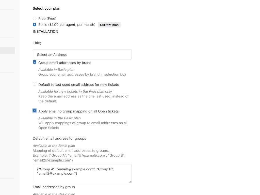 Select an Address screenshot 1